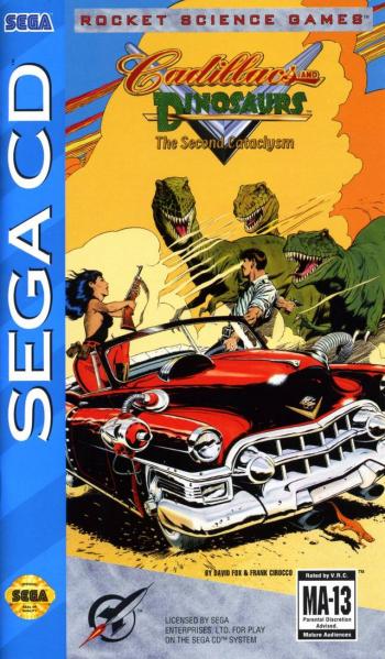 Cover Cadillacs and Dinosaurs: The Second Cataclysm for Sega CD